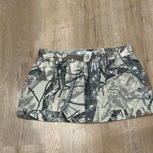 Camouflage Mini Skirt